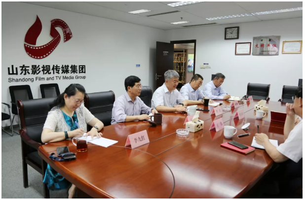 省委宣傳部副部長、省電影局局長程守田到山東影視傳媒集團調研